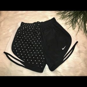 NIKE🖤 Black and Stars Running Shorts